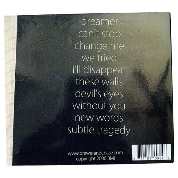 Brewer and Chase Self Titled CD 2006 BMI Records Folk Rock EXCELLENT Digipak - Picture 4 of 4